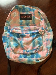 Mochila Jansport Superbreak Multicolor Tie Die Bolso Escolar Botella de Agua Bolsillo - Imagen 1 de 4