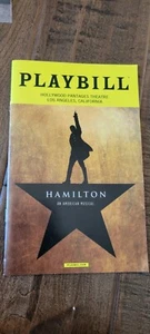 2017 HAMILTON PLAYBILL PROGRAM HOLLYWOOD PANTAGES THEATRE LOS ANGELES ALVARADO - Picture 1 of 1