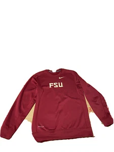 Nike Florida State Seminoles Thermafit Sweater PE Crewneck Men's Size Small - Picture 1 of 5