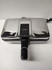 Cucina Pro Pizzelle Italian Waffle Holiday Cookie Iron Maker Non Stick TSK 242P - Picture 1 of 7