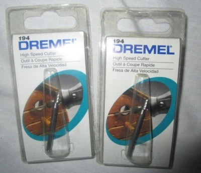 DREMEL  194 HIGH SPEED CUTTER BIT 1/8" BARREL NEW IN RETAIL PACK - Image 1 of 3