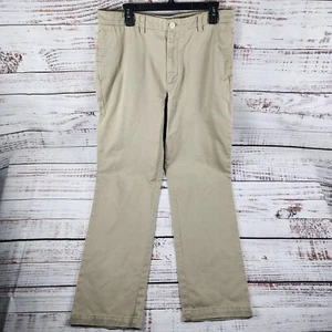 Vineyard Vines Club Pant Khaki Beige Stretch Chino Pants 34x32 Flat Front 1P0167 - Picture 1 of 11