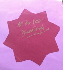 denise gough signed autograph