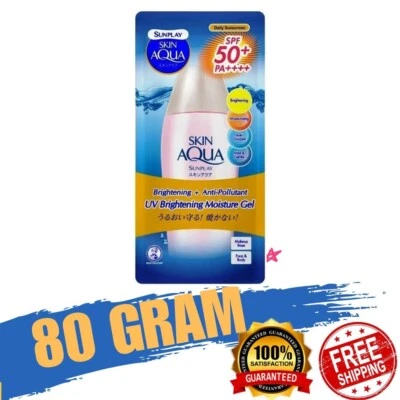 MENTOLATUM Sunplay Skin Aqua Gel Hidratante Iluminador UV SPF50+ PA 80g (2027) Foto 1 de 4