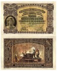 1000 Franken, Tausend Franken, Schweizerische Nationalbank, 1921, Reproduktion
