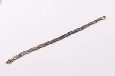 Armband Tricolor 925 Silber Made in Italy - Bild 1 von 4