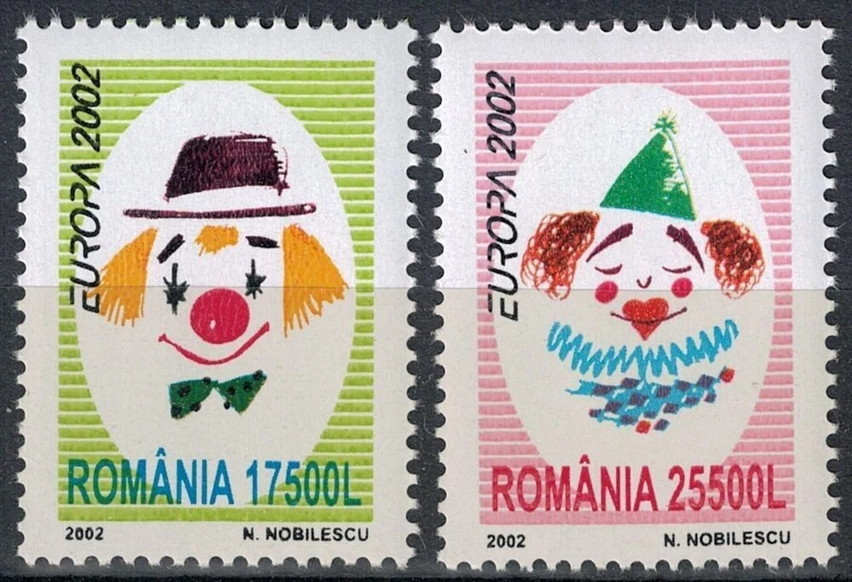 Rumanía 2002 - Europa - El Circo - Juego de 2 - MNH Foto 1 de 1