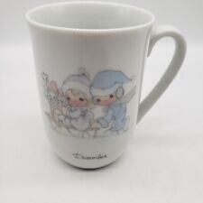 Precious Moments Enesco December Coffee Tea Mug Vintage 1993