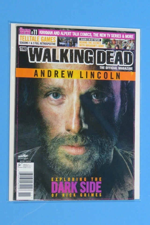 The Walking Dead Magazine #11 2015 Andrew Lincoln Grimes Dark Side - Image 1 of 1