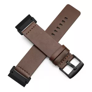 Quick Fit Strap Leather Band For Garmin Fenix 7 7X Pro 6X 5X Plus Forerunner 965 - Picture 1 of 24