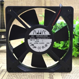 1pc ADDA AD1212HB-A71 12CM 12025 12V 0.34A 2-wire Chassis Fan - Picture 1 of 5
