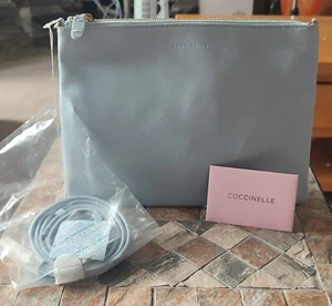 Coccinelle leather bag. Light baby blue colour. New With Tags. - Picture 1 of 10