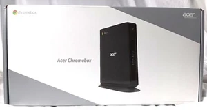 New Acer Chromebox CXI2-4GKM 4GB RAM 16GB SSD Desktop Black Keyboard & Mouse - Picture 1 of 12