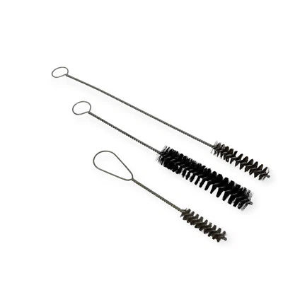 Cepillos de limpieza de tubo de mango largo espiral de acero inoxidable de 8, 12, 14 pulgadas, 3 piezas Foto 1 de 4