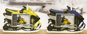 Snow Runners (snowmobile) Picture Frame 3.5 x 2.5 - Picture 1 of 3
