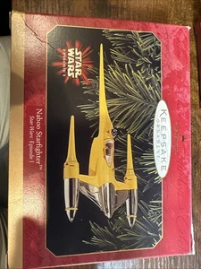 Naboo Starfighter 1999 Collector Series Ornament STAR WARS Hallmark FREE SHIP - Picture 1 of 5