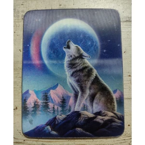 Imán de nevera lenticular holográfico 3D Holográfico Holográfico Houllido en el Bosque de la Luz de la Luna - Imagen 1 de 8