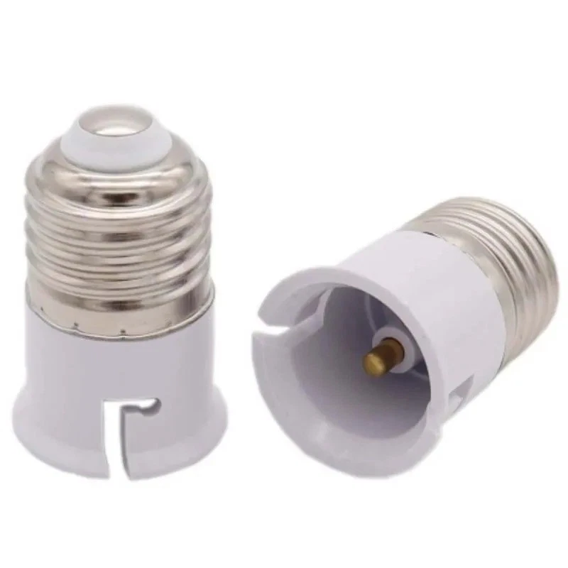 E27 to B22 Light Bulb Socket Adapter Bayonet to Screw Lamp Holder Base Converter - image 1 of 3