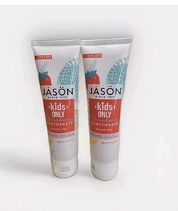 Kids Only Fluoride-Free Strawberry Toothpaste, 4.2 Ounce Tube Lot Of 2 - Picture 1 of 1