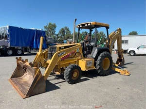 2000 John Deere 310E 4WD Backhoe Wheel Loader Tractor Cab Manual Q/C bidadoo - Picture 1 of 12