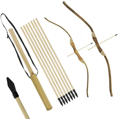 FLITZEBOGEN Bamboo Set 40 Pulgadas Juego de Arco Infantil con 3 Flechas a partir de 7 Años Principiante - Imagen 1 de 4