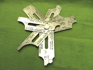 FibreMetal Products Schweißen Kehllehre - 1/8" bis 1" Bereich - schöne Form - Bild 1 von 9