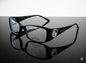 VINTAGE RARITY Eyewear Trussardi - Mod. TE10862 118 - Nero - 53/15 - Picture 1 of 3