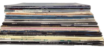 Job Lot Collection x25 x 80's LP / 12" Vinyl Records BeeGees Genesis Jackson Now - Image 1 of 4