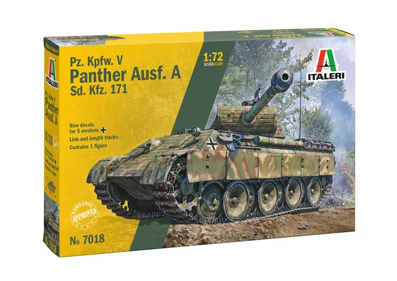 Italeri 7018 1 72 Pz.Kpfw. V Panther AUSF. A - Modellismo kit da