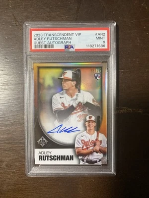 2023 Topps Transcendent VIP Adley Rutschman RC Guest Auto #16/25 PSA 9 - Image 1 of 3