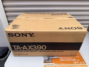 SONY TA-AX390 5-Band Controlled Equalizing Integrated Stereo Amplifier Open Box - Picture 1 of 12