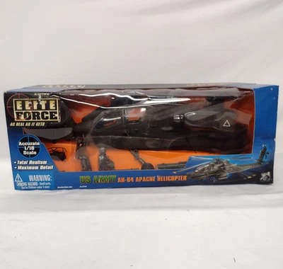 Helicóptero Apache BBI Elite Force 1:18 Exército dos EUA AH-64 – Selado Novo Na Caixa - Imagem 1 de 4