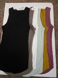 Lot-6-A New Day Women Sleeveless Tank Top Size Small - Picture 1 of 2