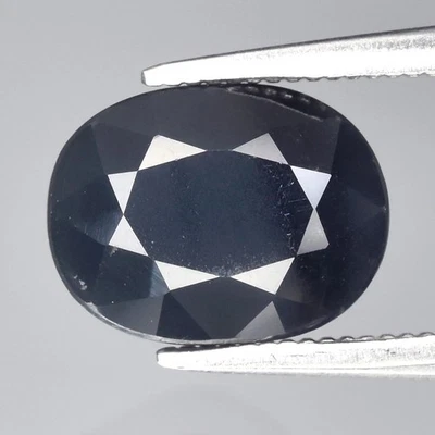 💎 Espinela azul profundo natural ovalada de 2,35 quilates 8,5 x 6,5 mm - Piedra preciosa de Tanzania Foto 1 de 4