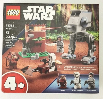 LEGO #75332 STAR WARS AT-ST Building Toy Set, New In Box, Wicket, Scout Trooper  - Image 1 of 4