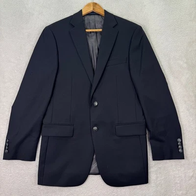 HSM Hart Schaffner Marx Hombres 38R Negro Blazer Chaqueta Abrigo Deportivo Traje Abrigo Usado en Excelente Condición Foto 1 de 4