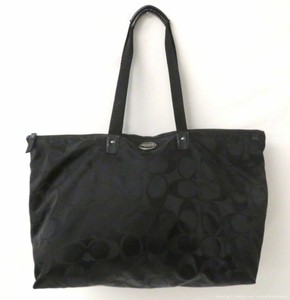 coach foldable nylon tote