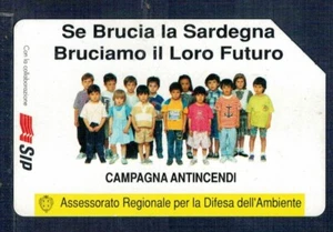 GIAN - GESCHENK Telefonkarte "FEUERWEHRKAMPAGNE" OM 53 gebraucht mit Codes - Bild 1 von 2