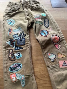 SCOTCH SHRUNK soda 10/140 coole Hose Jeans wNeu Sticker ocker braun rar selten - Bild 1 von 10