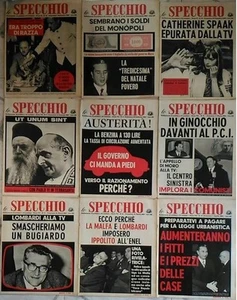   Lo Specchio - Lotto 9 riviste  di Aa.vv.,  1963 - 1964,  Aldo Moro, La Malfa.. - Imagen 1 de 1