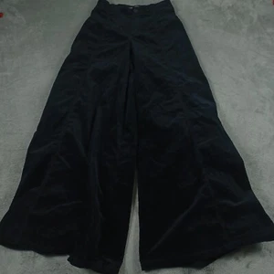 Anthropologie Pants Womens 4 Black Corduroy Wide Leg Boho Trousers - Picture 1 of 8