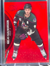 2021-22 Skybox Metal Universe NIKLAS HJALMARSSON PMG Precious Metal gems RED /90
