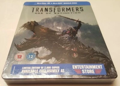 Transformers 4: Age of Extinction 3D Debossed STEELBOOK (Blu-ray UK) Only 2,000 Foto 1 de 4