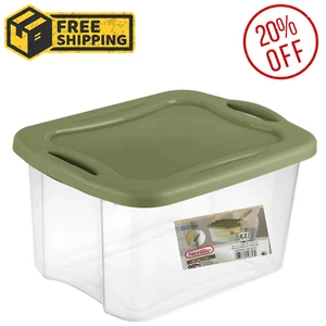 Sterilite 40 Quart Latching Storage Box, Stackable Bin with Grip Handles, 1 Pack - Picture 1 of 12