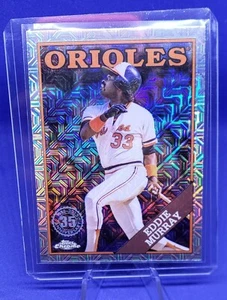 🐶 2023 Topps Series 2 Eddie Murray #2T88C-41 Chrome Silver Mojo Orioles - Picture 1 of 2