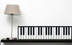 Wall Vinyl Sticker Decal Stylish Piano Keys Black White Music Notes (n109)