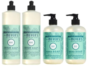Mrs. Meyer's Clean Day Liquid Dish Hand Soap Limited Edition Mint 12.5 FlOz - Picture 1 of 7