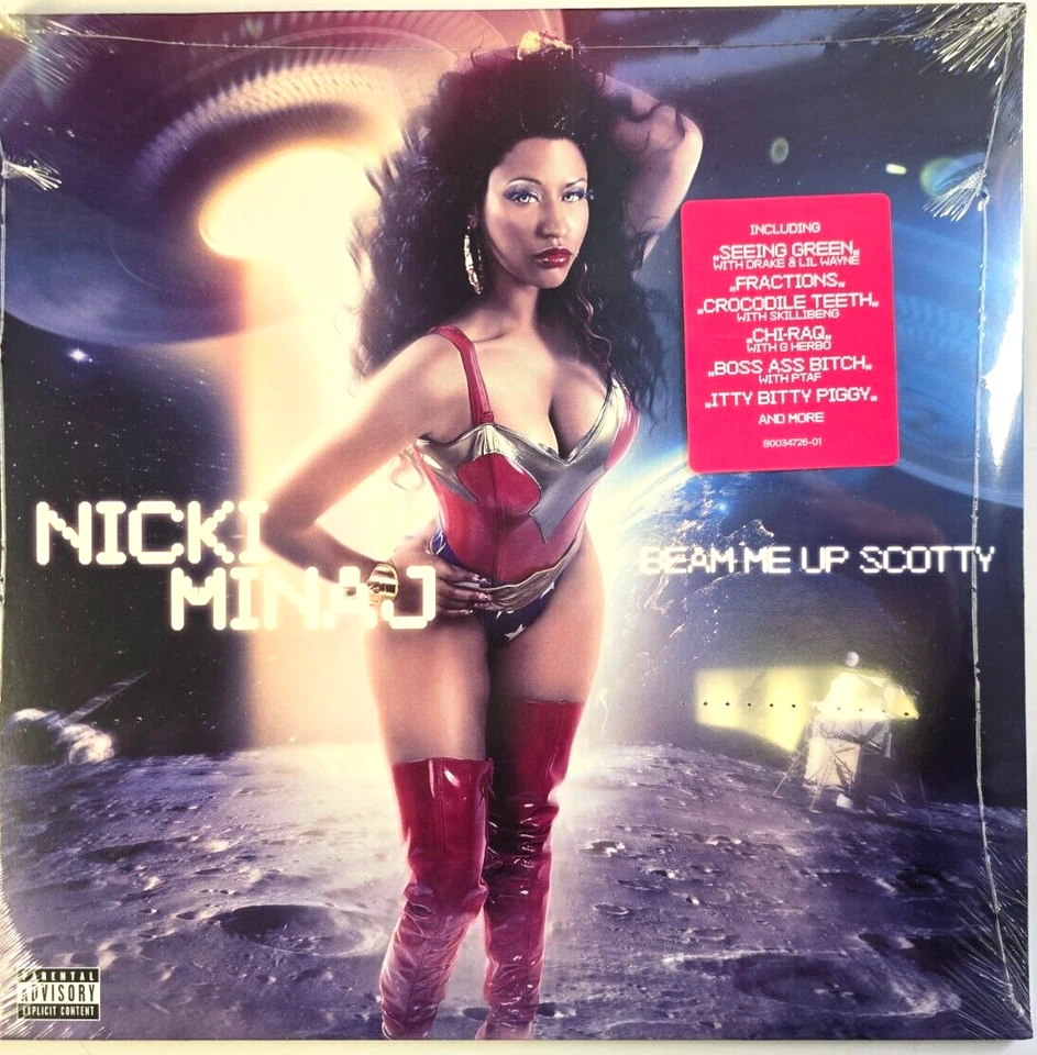 Nicki Minaj – Beam Me Up Scotty 2 x LP Album vinyl record mix tape 2022 hip hop - Image 1 of 4