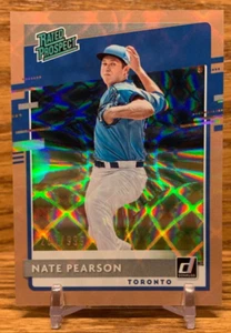 NATE PEARSON Rapture /99 Rated Prospect | 2020 Donruss Blue Jays CUBS - Picture 1 of 2