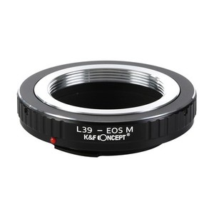 K&F Concept adapter for Leica M39 mount lens to Canon EOS M camera M1 M3 M5